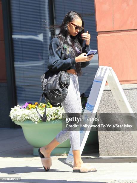 Bria Murphy is seen on March 15, 2017 in Los Angeles, CA.