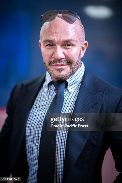 Celebrity fashion designer and Australia's Next Top Model Judge Alex Perry pictured during the Myer Fashion Runway at Myer Sydney flagship store. The...