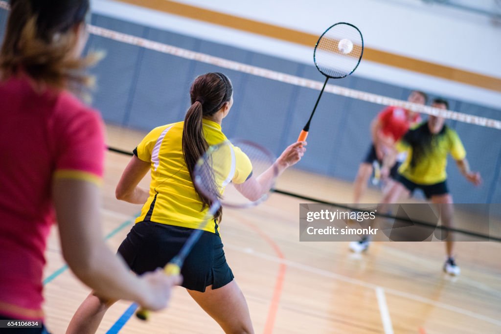 Badminton gemengddubbel