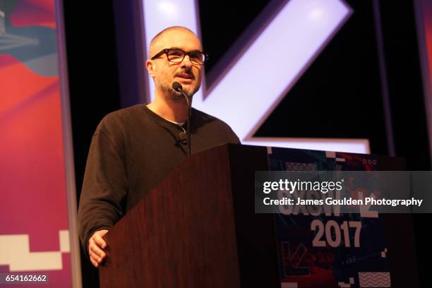 Zane Lowe of Apple Music speaks onstage at the Music Keynote during 2017 SXSW Conference and Festivals at Austin Convention Center on March 16, 2017...