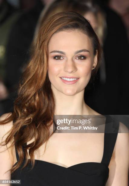 Sophie Skelton attends the World Premiere of "Another Mother's Son" on March 16, 2017 at Odeon Leicester Sqaure in London, England.