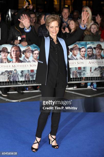 Jenny Seagrove attends the World Premiere of "Another Mother's Son" on March 16, 2017 at Odeon Leicester Sqaure in London, England.