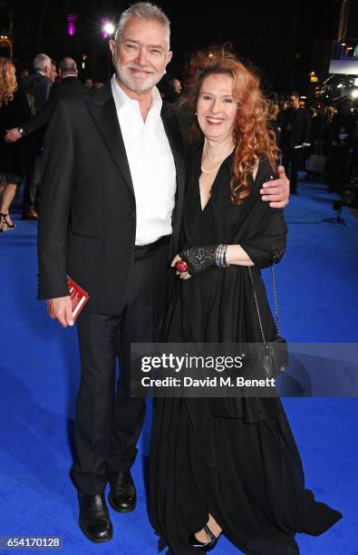 Martin Shaw and Karen De Silva attend the World Premiere of "Another Mother's Son" on March 16, 2017 in London, England.