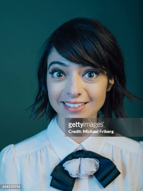 Actress Kate Micucci, from the film, 'Thoroughbred,' poses for a portrait at the Sundance Film Festival for Variety on January 21, 2017 in Salt Lake...