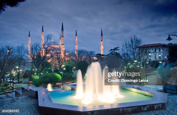 sultan ahmed mosque, islanbul, turkey - paisaje urbano stock-fotos und bilder