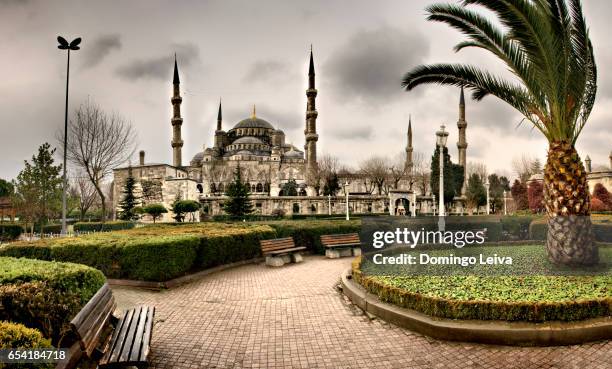 istanbul st. sophia - parque público 個照片及圖片檔