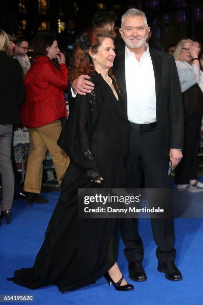 Martin Shaw and Karen De Silva attends the World Premiere of "Another Mother's Son" on March 16, 2017 in London, England.