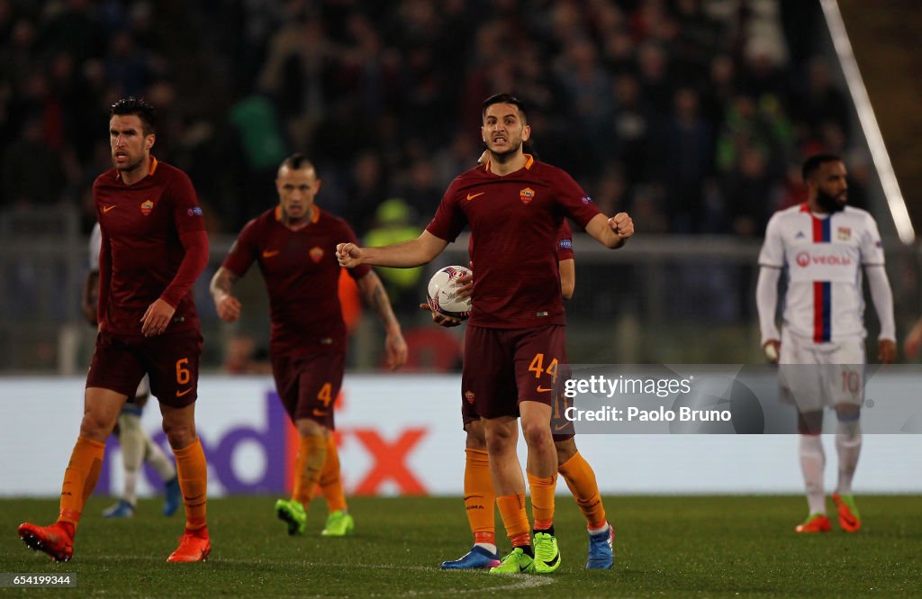 AS Roma v Olympique Lyonnais - UEFA Europa League Round of 16: Second Leg