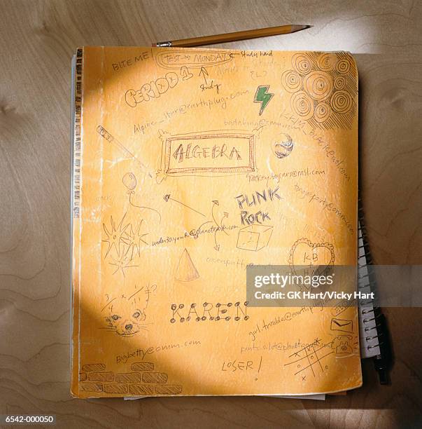 school notebook - workbook stock pictures, royalty-free photos & images