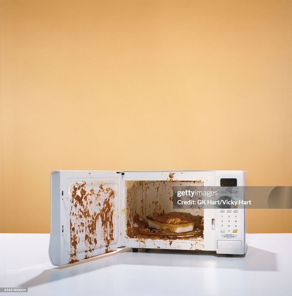 Exploded Micromave Exploded Meal In Microwave High-Res Stock Photo - Getty Images