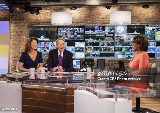 This Morning Co-Anchors Charlie Rose, Gayle King, and Norah O'Donnell broadcast live from the CBS Broadcast center on March 13, 2017. Charlie returns...