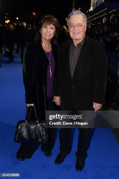 Debbie Blackburn and Tony Blackburn attend the World Premiere of "Another Mother's Son" on March 16, 2017 in London, England.