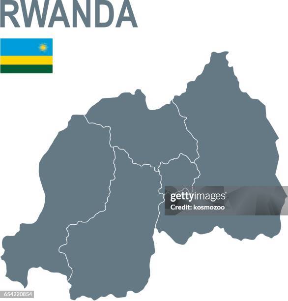 Rwanda Map With Districts Photos and Premium High Res Pictures - Getty ...
