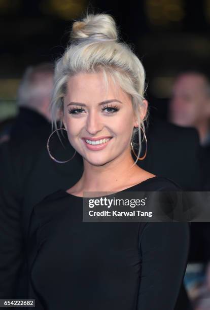 Chloe Paige attends the World Premiere of "Another Mother's Son" at the Odeon Leicester Square on March 16, 2017 in London, England.