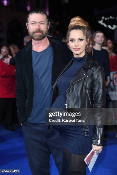 Jessica-Jane Stafford and Lee Stafford attend the World Premiere of "Another Mother's Son" at the Odeon Leicester Square on March 16, 2017 in London,...