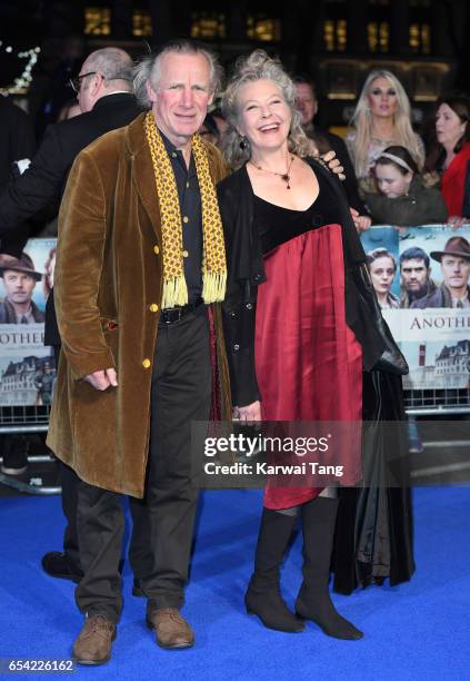 Nicholas Farrell and Stella Gonet attend the World Premiere of "Another Mother's Son" at the Odeon Leicester Square on March 16, 2017 in London,...