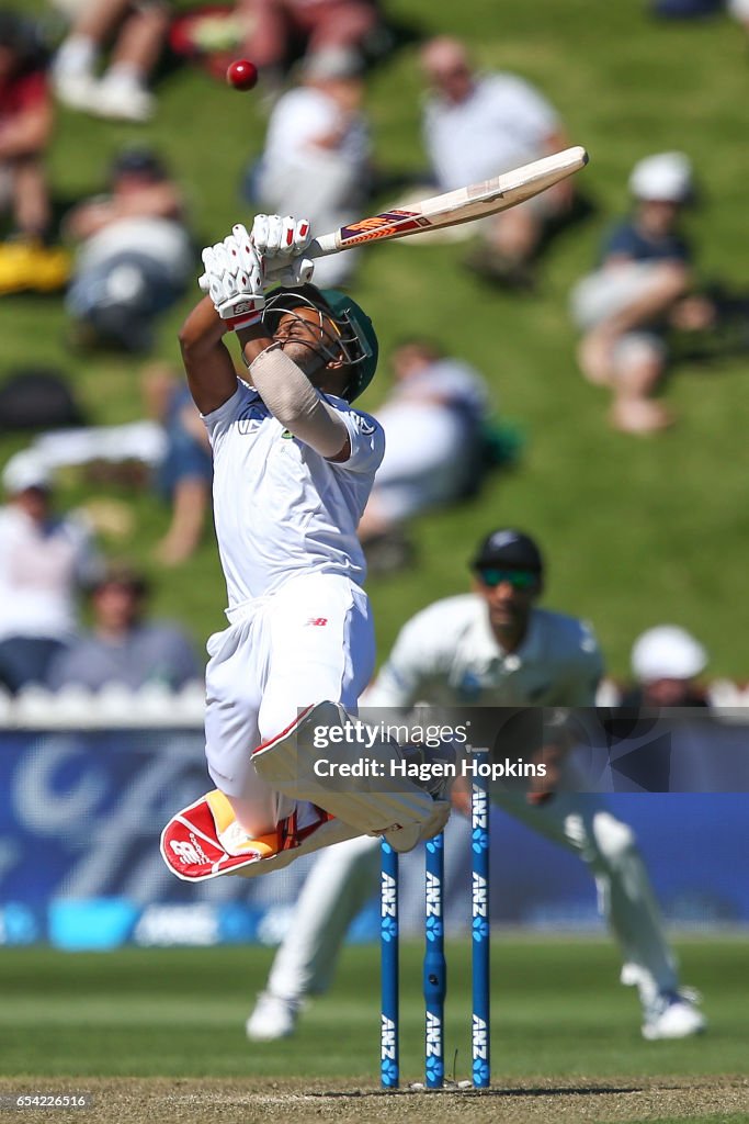 New Zealand v South Africa - 2nd Test: Day 2