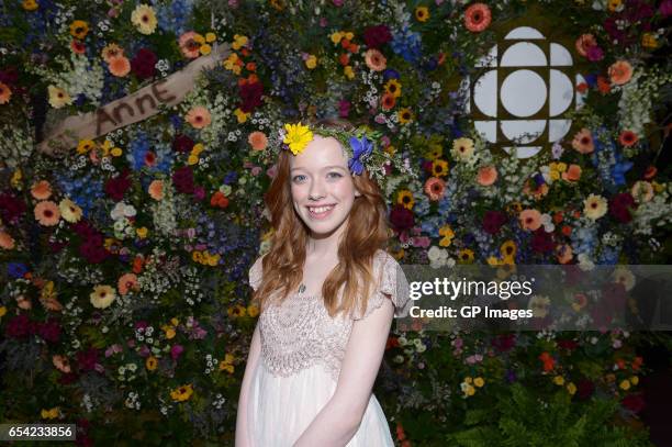 Actress Amybeth McNulty attends the CBC World Premiere VIP screening of "Anne" at TIFF Bell Lightbox on March 16, 2017 in Toronto, Canada.