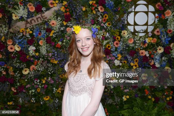 Actress Amybeth McNulty attends the CBC World Premiere VIP screening of "Anne" at TIFF Bell Lightbox on March 16, 2017 in Toronto, Canada.