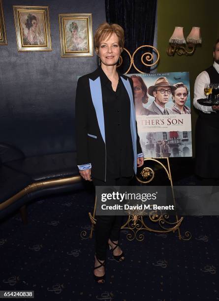 Jenny Seagrove attends an after party following the World Premiere of "Another Mother's Son" at Cafe de Paris on March 16, 2017 in London, England.