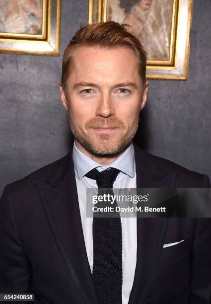 Ronan Keating attends an after party following the World Premiere of "Another Mother's Son" at Cafe de Paris on March 16, 2017 in London, England.