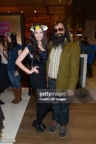 Actors Cara Gee and Suresh John attend the CBC World Premiere VIP screening of 'Anne' at TIFF Bell Lightbox on March 16, 2017 in Toronto, Canada.