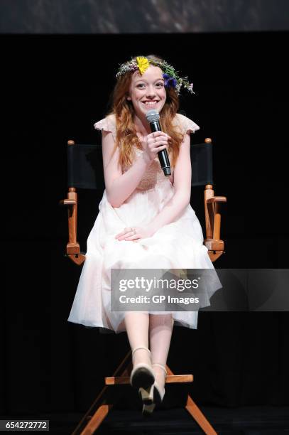 Actress Amybeth McNulty attends the CBC World Premiere VIP screening of 'Anne' at TIFF Bell Lightbox on March 16, 2017 in Toronto, Canada.