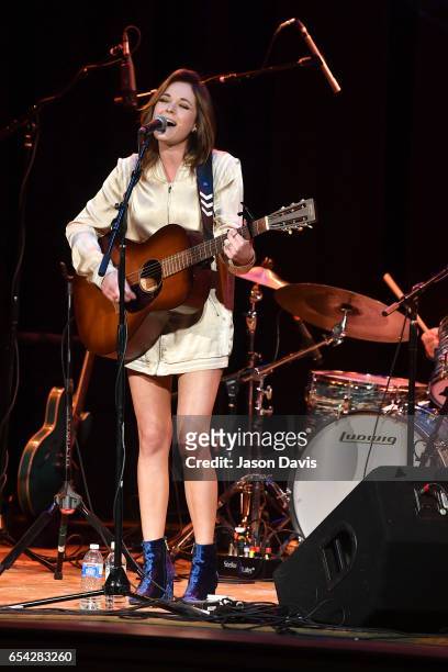 Recording Artist Jillian Jacqueline performs onstage at The Belcourt Theatre on March 16, 2017 in Nashville, Tennessee.