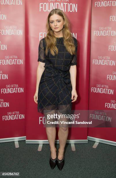 Actress Anna Baryshnikov attends SAG-AFTRA Foundation's Conversations with "Superior Donuts" at SAG-AFTRA Foundation Screening Room on March 16, 2017...