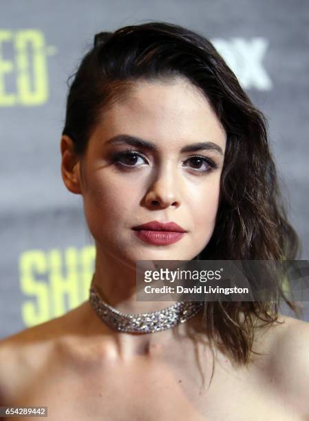 Actress Conor Leslie attends a screening and discussion of FOX's "Shots Fired" at Pacific Design Center on March 16, 2017 in West Hollywood,...
