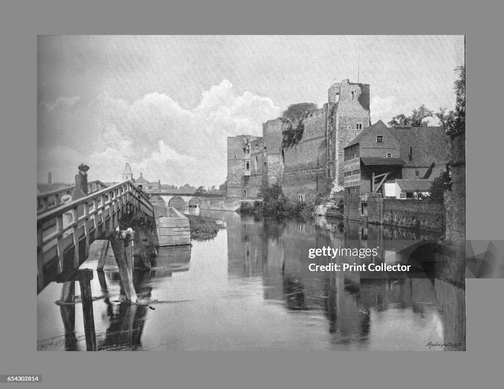 Newark Castle And Bridge, C1900