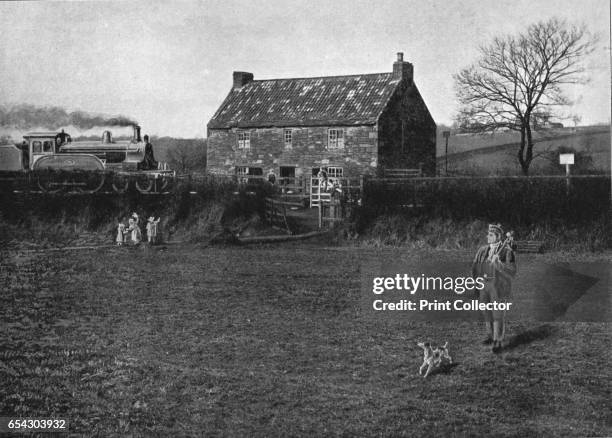 George Stephensons Birthplace, Wylam,c1900. George Stephenson was an English civil engineer and mechanical engineer, his Birthplace is the...
