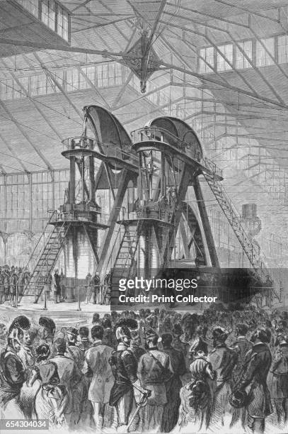 President Grant and the Emperor of Brazil officially opened the Centennial Exhibition, c1876, . The Centennial International Exhibition was opened by...