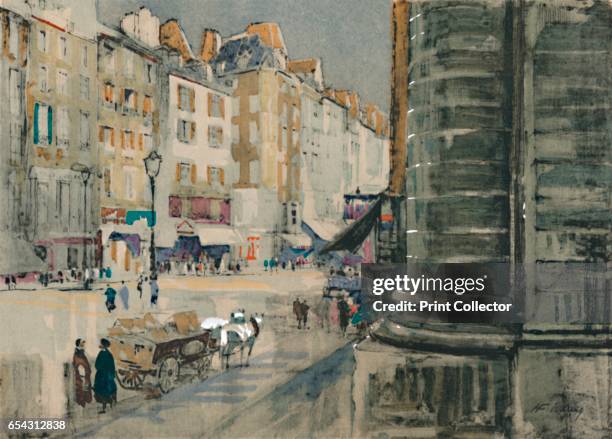 The Revolutions own street of Saint-Antoine, c1927, . From A Book About Paris by George and Pearl Adam. [Jonathan Cape, London, 1927]. Artist Henry...