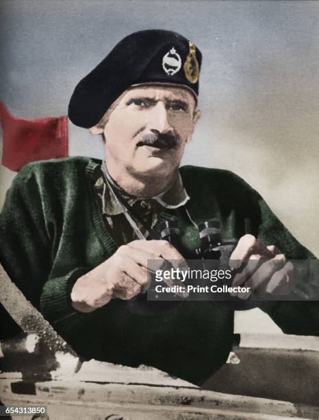 The 8th Army commander Bernard Law Montgomery, 1942. Field Marshal Bernard Law Montgomery, 1st Viscount Montgomery of Alamein , nicknamed Monty and...