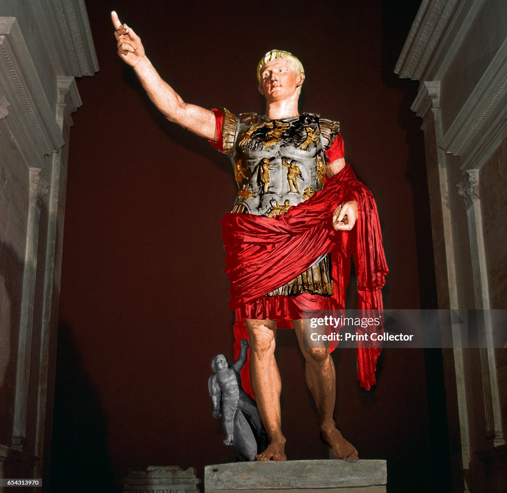 Statue Of The Roman Emperor Augustus From Prima Porta Rome 1st statue-of-the-roman-emperor-augustus-from-prima-porta-rome-1st
