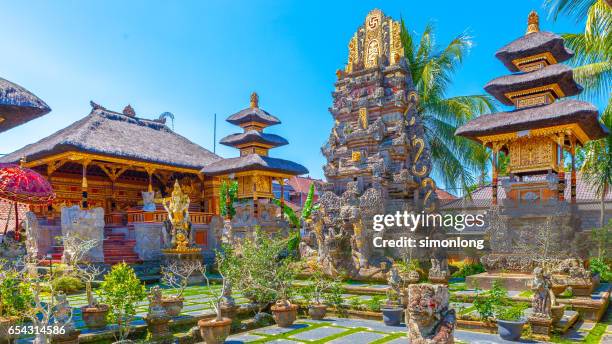 water temple in central ubud,bali , indonesia - ubud stock pictures, royalty-free photos & images