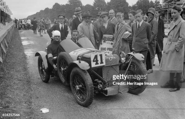 Amilcar of Goldie Gardner at the Irish Grand Prix, Phoenix Park, Dublin, 1930. Artist: Bill Brunell. Amilcar 1096S cc. Event Entry No: 41. Driver:...