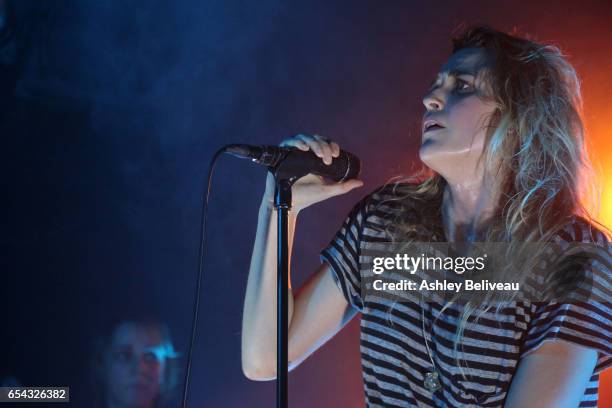 Dead Sara Performs At El Cid on March 16, 2017 in Los Angeles, California.