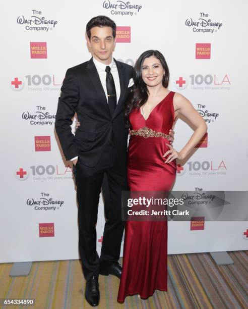 Celeste Thorson attends the American Red Cross Centennial Celebration To Honor Disney As "Humanitarian Company Of The Year" at the Beverly Wilshire...