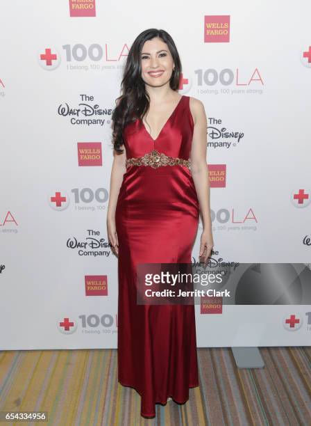 Celeste Thorson attends the American Red Cross Centennial Celebration To Honor Disney As "Humanitarian Company Of The Year" at the Beverly Wilshire...
