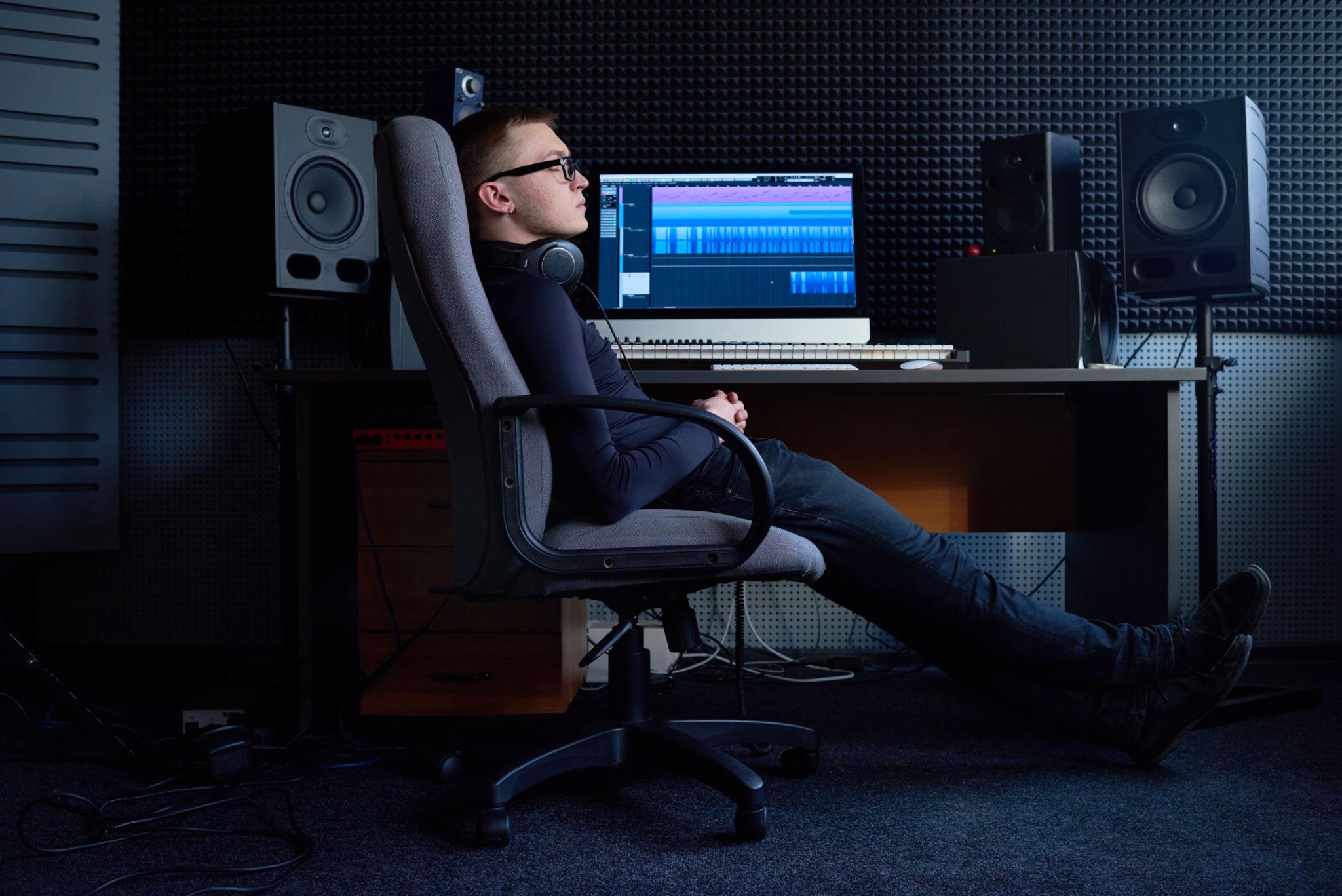 music producer studio
