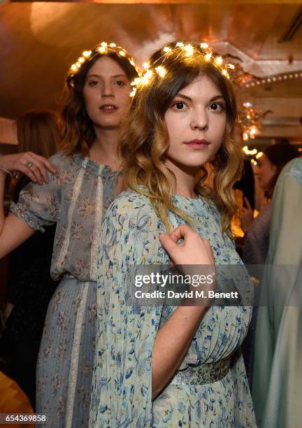 Costanza Chia Caracciolo models at the Luisa Beccaria and Robin Birley event celebrating Sicilian lifestyle, music and fashion at 'Upstairs', at 5...