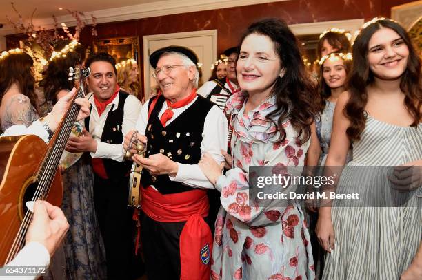 Luisa Beccaria at the Luisa Beccaria and Robin Birley event celebrating Sicilian lifestyle, music and fashion at 'Upstairs', at 5 Hertford Street on...