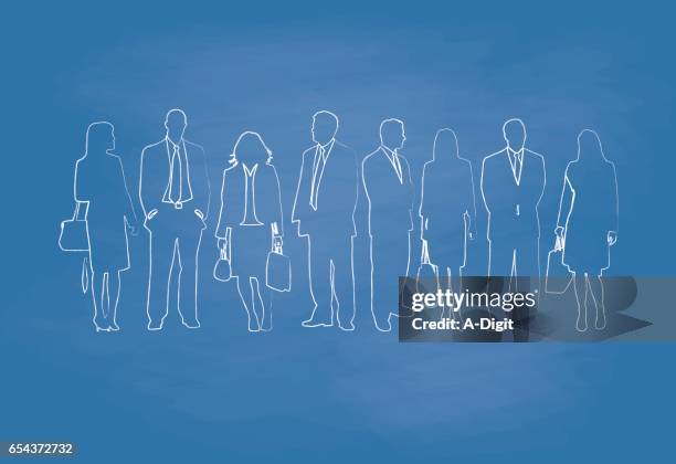 casual business kleid - geschäftsleute gruppe stock-grafiken, -clipart, -cartoons und -symbole