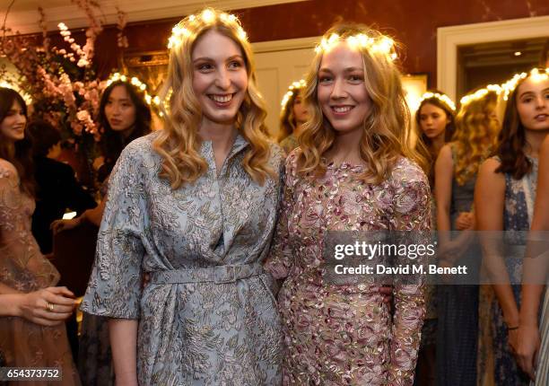 Tatiana Cheneviere and Olimpia Emo Capodilista model at the Luisa Beccaria and Robin Birley event celebrating Sicilian lifestyle, music and fashion...