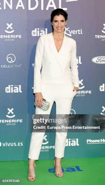 Elia Galera attends the 'Cadena Dial' awards photocall on March 16, 2017 in Tenerife, Spain.