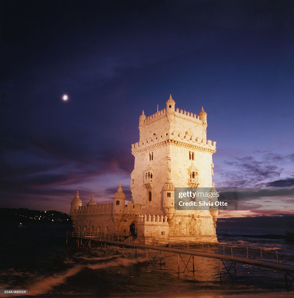Torre de Belem at Sunset