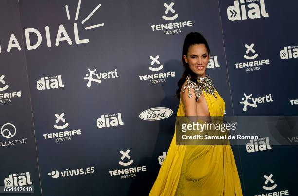 India Martinez attends the 'Cadena Dial' awards photocall on March 16, 2017 in Tenerife, Spain.