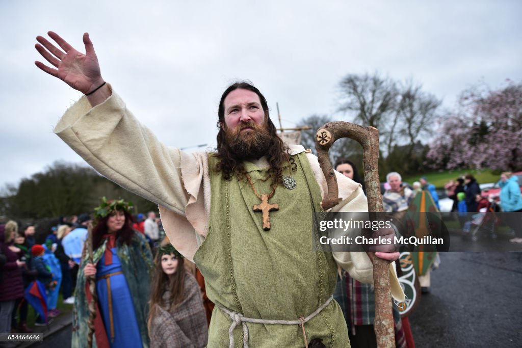 Procession And Vigil At The Grave Of St Patrick